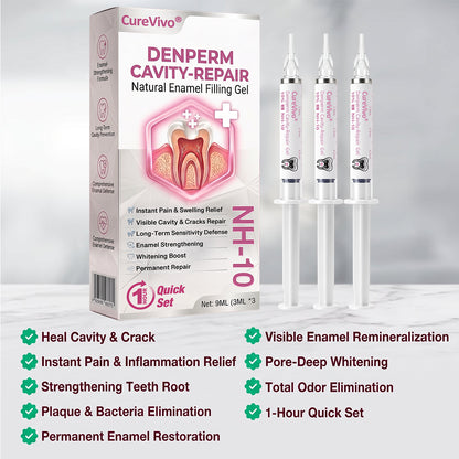 🇳🇿CureViVo® DenPerm Cavity-Repair Natural Enamel Filling Gel