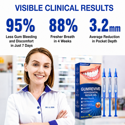 🇳🇿👨‍⚕️🦷🎉 CureVivo® GumRevive Periodontal Repair Gel🔥