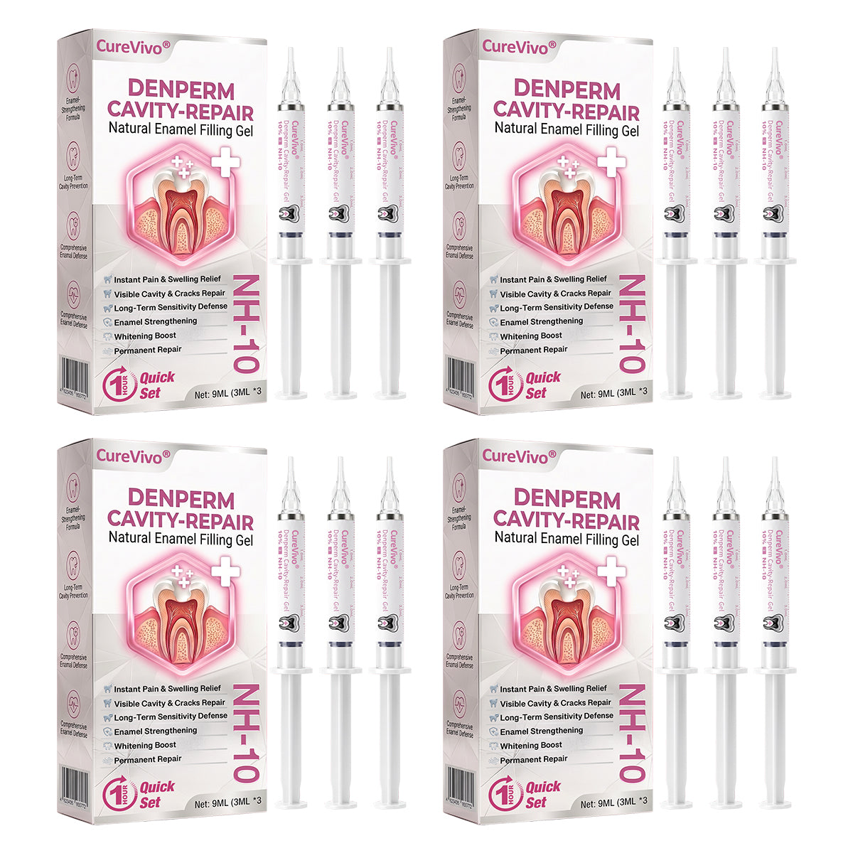 🇳🇿CureViVo® DenPerm Cavity-Repair Natural Enamel Filling Gel