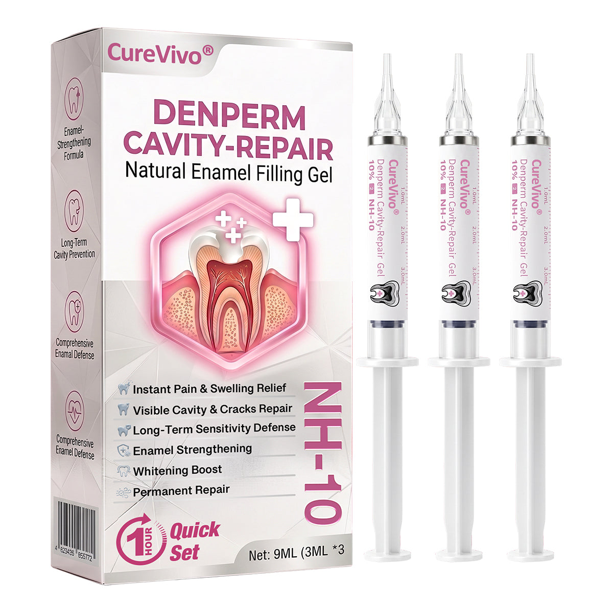 🇳🇿CureViVo® DenPerm Cavity-Repair Natural Enamel Filling Gel
