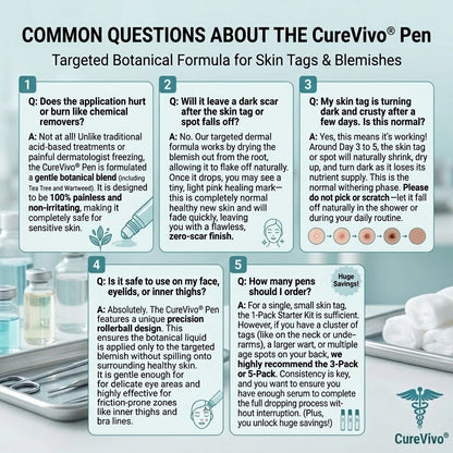 🌸CureVivo® 7-𝐷𝑎𝑦 𝗧𝐚𝐠 & 𝗦𝗽𝐨𝐭 𝐄𝐫𝒂𝒔𝒆𝒓✅🎉(Zero Pain, Zero 𝐒𝐜𝐚𝒓𝒔 Rollerball)