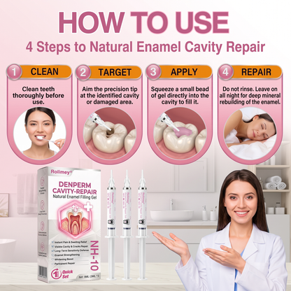 🇳🇿CureViVo® DenPerm Cavity-Repair Natural Enamel Filling Gel